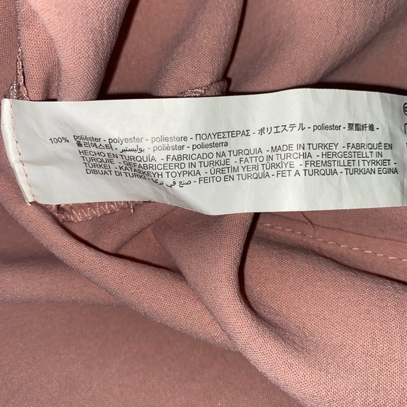 Zara Midi Oversized Belted Pink Shirtdress with Side Split | Size S - Picture 10 of 13